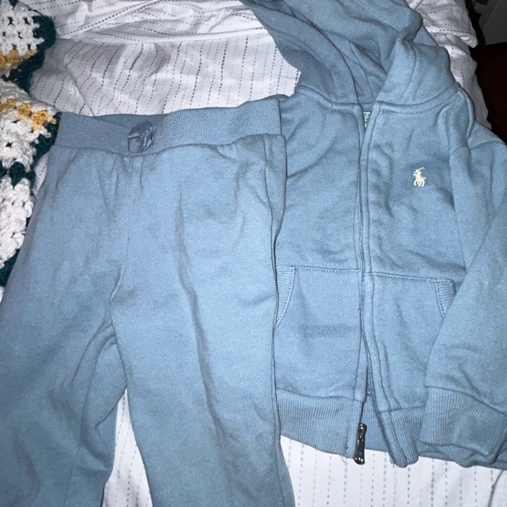 Polo Sweatpants and Matching hoodie 12m